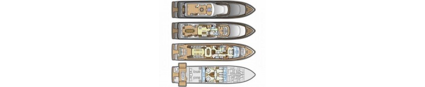 Arıela Motor Yacht Layout