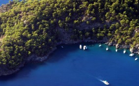 Sunshine coast of Ekincik Bay and Caretta Turtles 